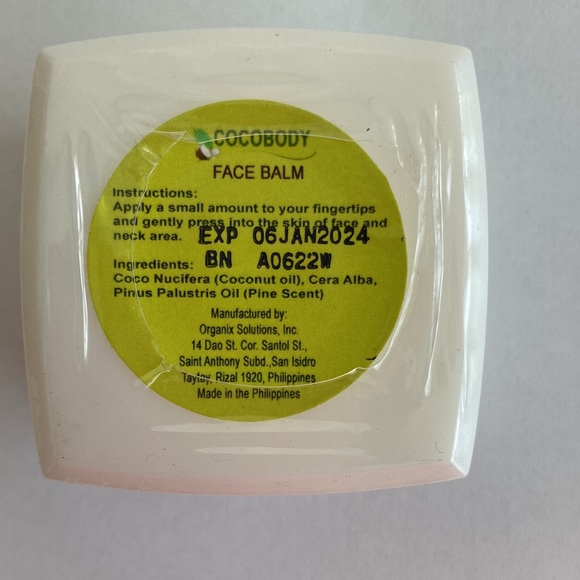 Face Balm made with Extra Virgin Coconut Oil - Picture 3 of 4